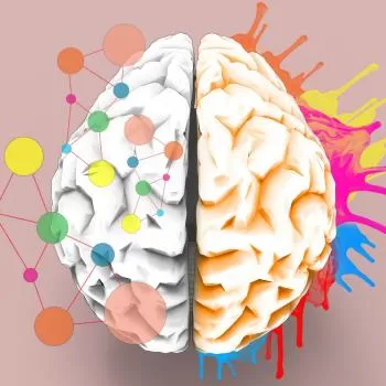 Symbolische Darstellung: Gehirnwindungen mit Zahnrädern und einem Fragezeichen, um das komplexe Zusammenspiel bei ADHS und den Wunsch nach Antworten für Eltern zu visualisieren.